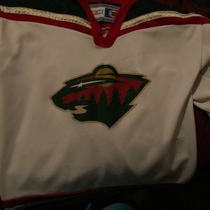 07 Retro Minnesota wild jersey